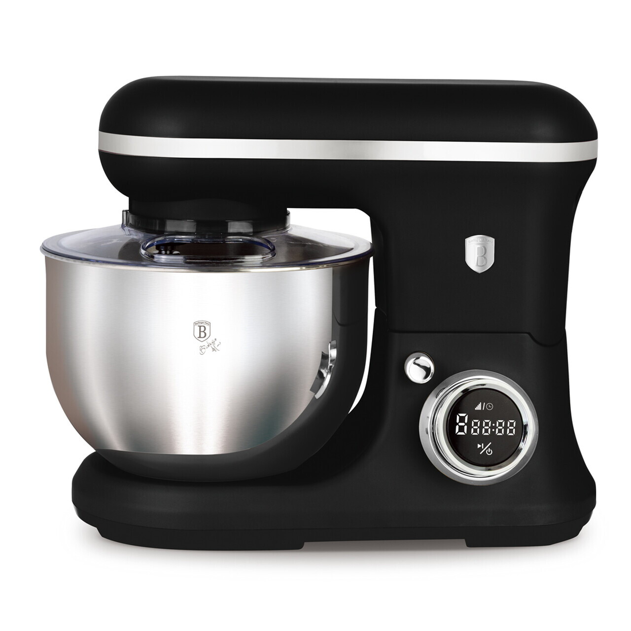 Robot de bucatarie digital Berlinger Haus, Matte Black, 1500W, inox/plastic, negru/argintiu - imagine 6